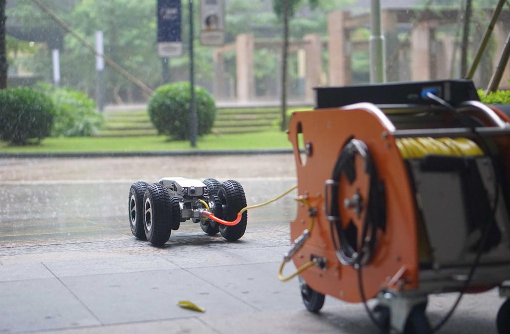 翠林山庄管道检测机器人